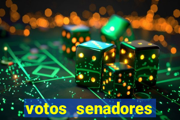 votos senadores impeachment moraes